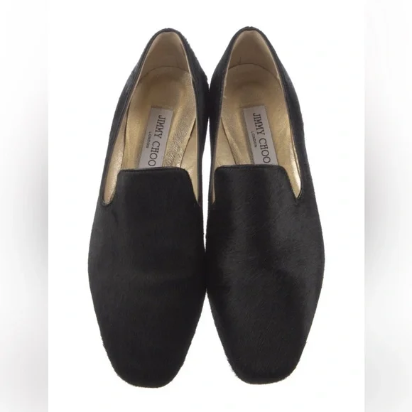 Jimmy Choo Ponyhair Loafers – Black, Size 8 (IT 38) - Picture 3 of 5